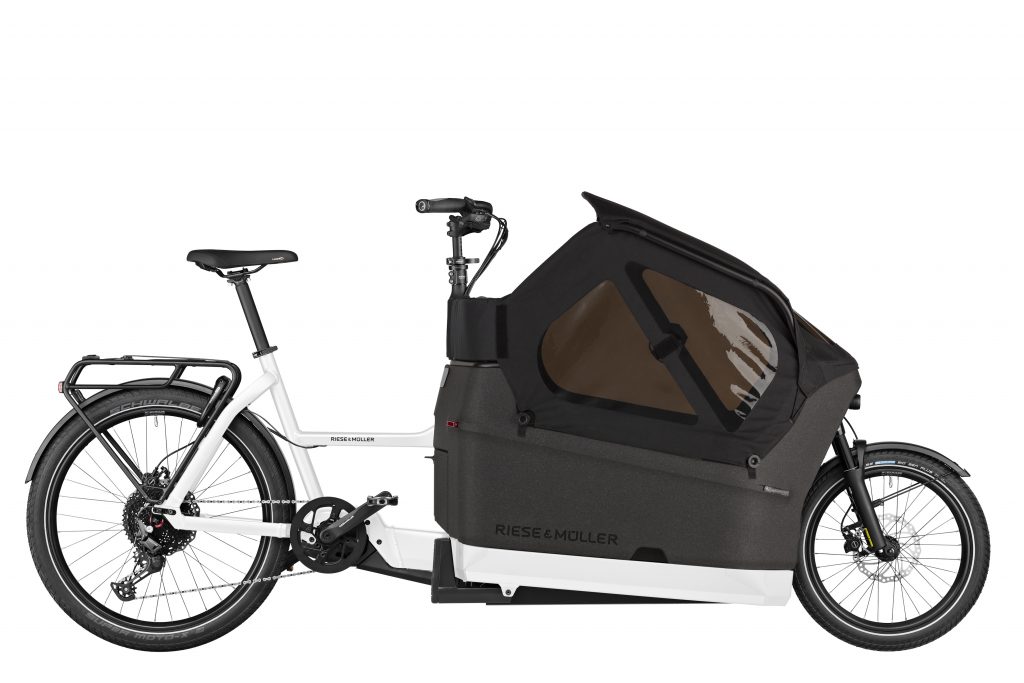 Riese & Müller Packster2 70 CT Family mit Buggy in White